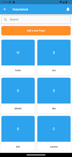 Android application MyCareRec screenshort