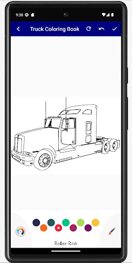 Truck Coloring Book Screen 3