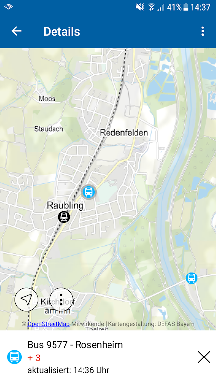 Bayern-Fahrplan Screen 2