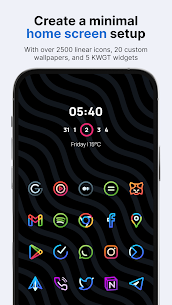 Aline: bold linear icon pack 3.1.3 Apk 1