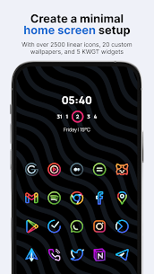 Aline: bold linear icon pack 3.2.5 Apk 1