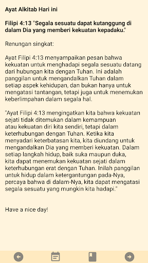 Ayat Alkitab Harian + Renungan Screen 2