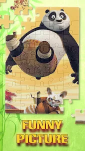 Funny Panda Jigsaw Puzzle