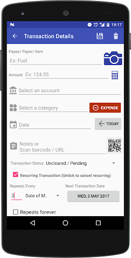 Just Money manager Budget Bil