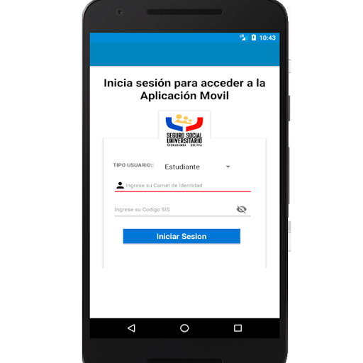 Android application AP Seguro Social Universitario screenshort