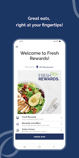Android application Fresh Rewards screenshort