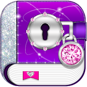 Secret Diamond Diary with Lock