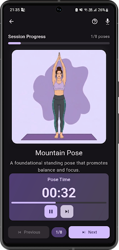 Yoga – Poses and Voice Guide