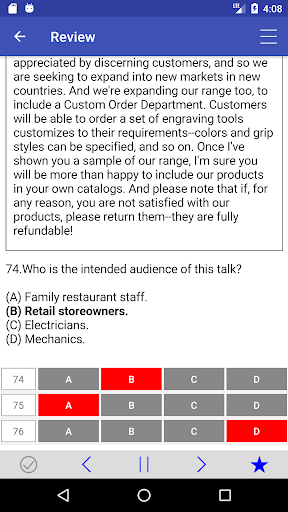 TOEIC® Test Part4 -- Short Tal Screen 2