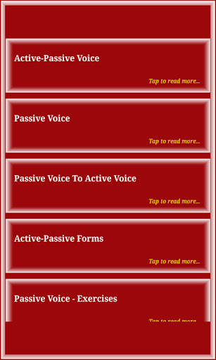 Grammar Voice Special Screen 3