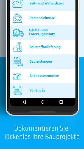 Bautagebuch durch Spracheingab Screen 2