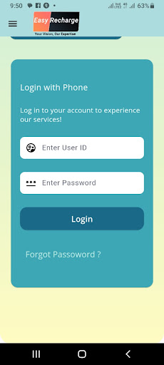 easy recharge Screen 3