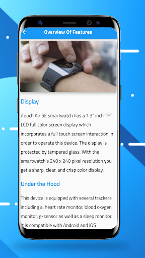 Touch air best sale smartwatch