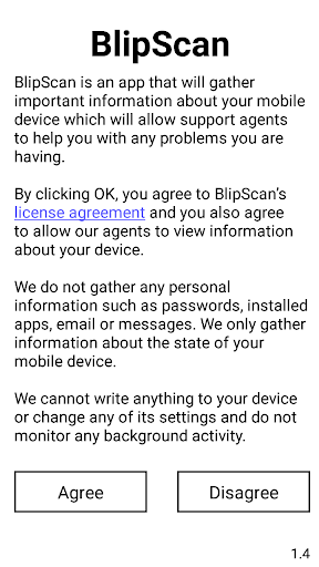 BlipScan Screen 2