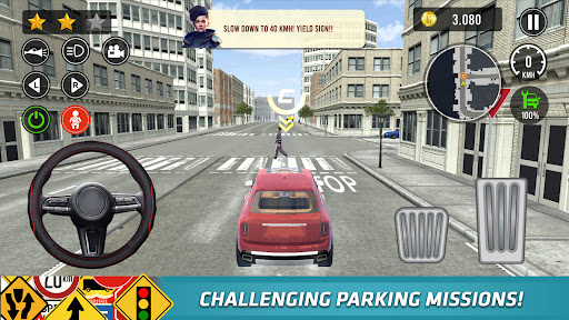 Real Car Driving Academy Game 1
