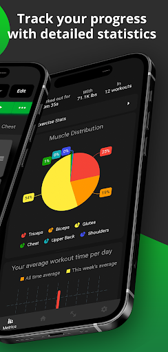 JustLift - Gym Tracker, Logger Screen 2
