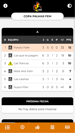 Android application La Bomba Torneos screenshort
