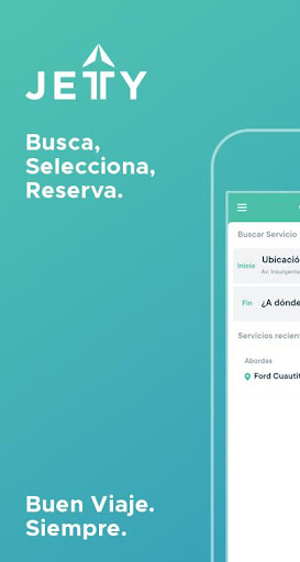 Android application Jetty: Soluciona Tu Transporte screenshort