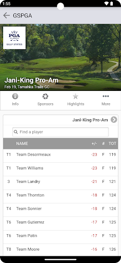 Gulf States PGA Screen 3