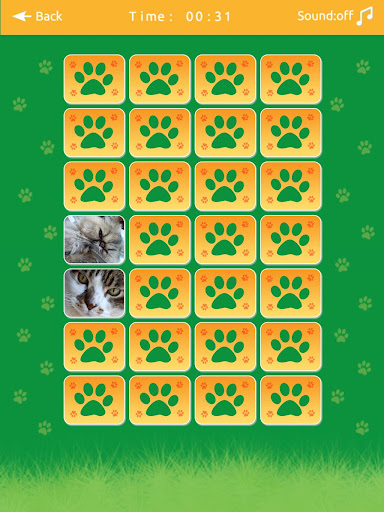 Cats Memory Match Game