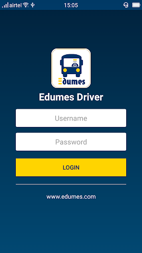 Android application Edumes Driver: Bus tracking screenshort