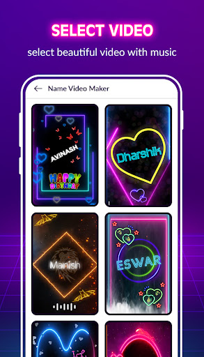 Android application Name Art Video Maker screenshort