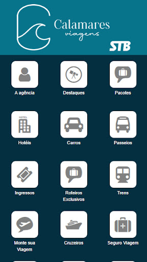 Android application Calamares Viagens screenshort