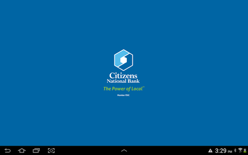 Android application CNB Business Mobile for Tablet screenshort