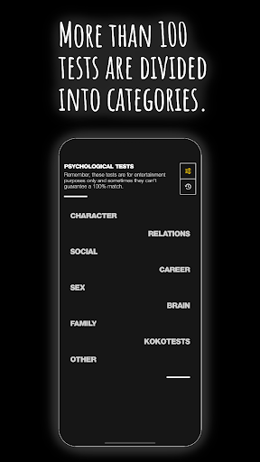 Psychological tests. - Lifestyle - apps