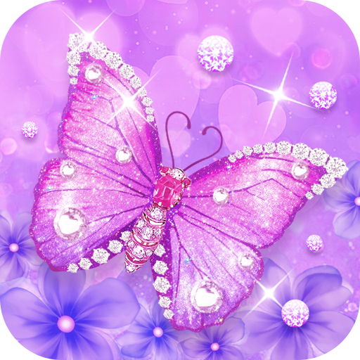 App Insights: Purple Diamond Butterfly Live Wallpaper & Themes