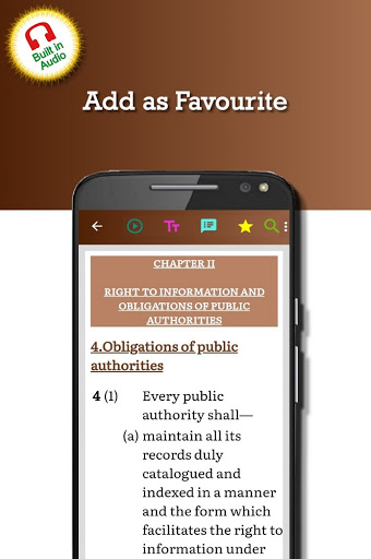 RTI - Right to Information Act Screen 3