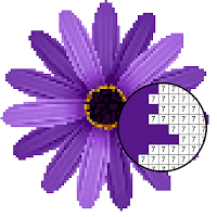 Flowers Color by Number:Pixel Art,Sandbox Coloring