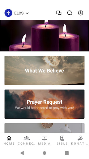 Android application Emanuel Lutheran Church LI NY screenshort