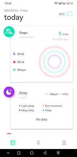 Android application Dee Fit screenshort