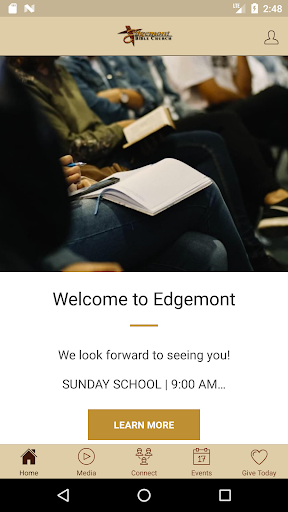 Android application Edgemont Bible Church screenshort