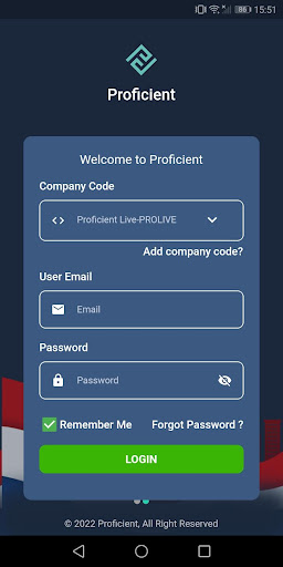 Android application Proficient App screenshort