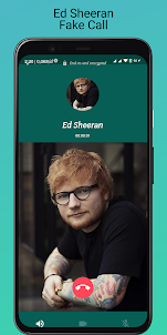 Ed Sheeran + chamada falsa