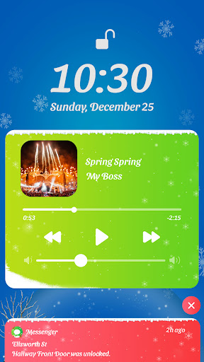 Wow Christmas Fantasy Theme Screen 3