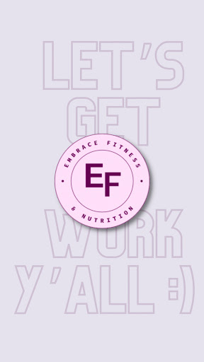 Android application Team Embrace Fitness screenshort