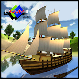 Real Pirate Ship Caribbean Island Simulator 3D icon