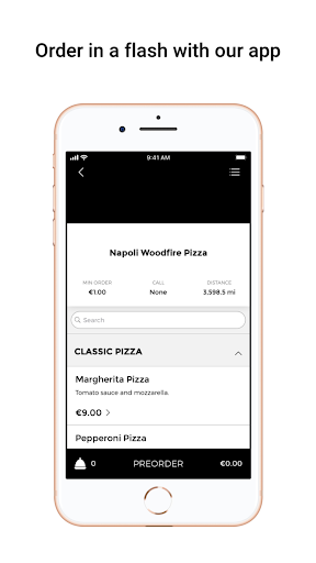 Android application Napoli Woodfire Pizza screenshort