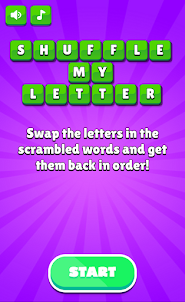 Shuffle My Letters: Words game