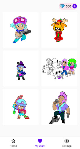 Download Coloring Pages for Brawl BS 1.0.9 screenshots 1