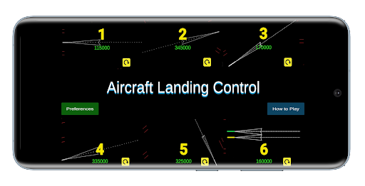 Android application Aircraft Landing Control screenshort
