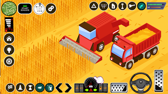 Kids Farm Tractor Harvest Game 2