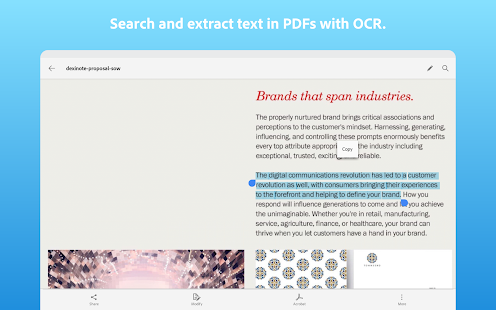 Adobe Scan: PDF Scanner, OCR Varies with device screenshots 14