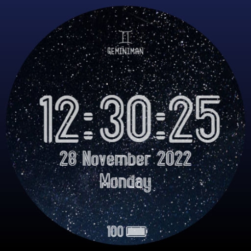 3D Parallax Galaxy Stars Face Auf Windows herunterladen