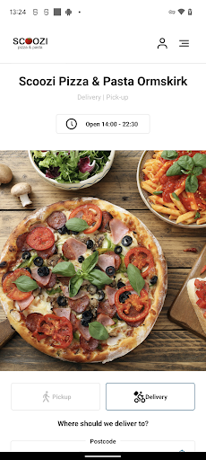 Android application Scoozi Pizza & Pasta Ormskirk screenshort