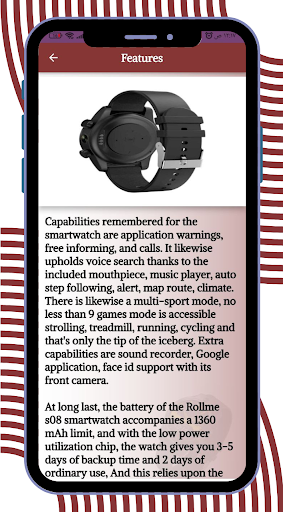 Rollme S08 Smartwatch Guide Screenshot 2 - AppWisp.com