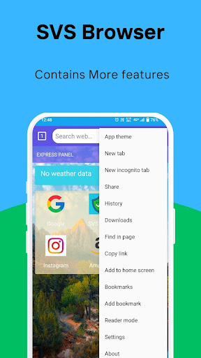 SVS Browser - Simply Fast Screen 2